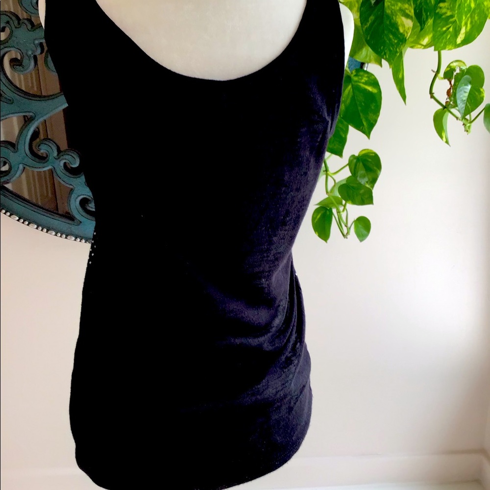 SLEEVELESS, SILVER GEM DETAILED TOP - Picture 6 of 7